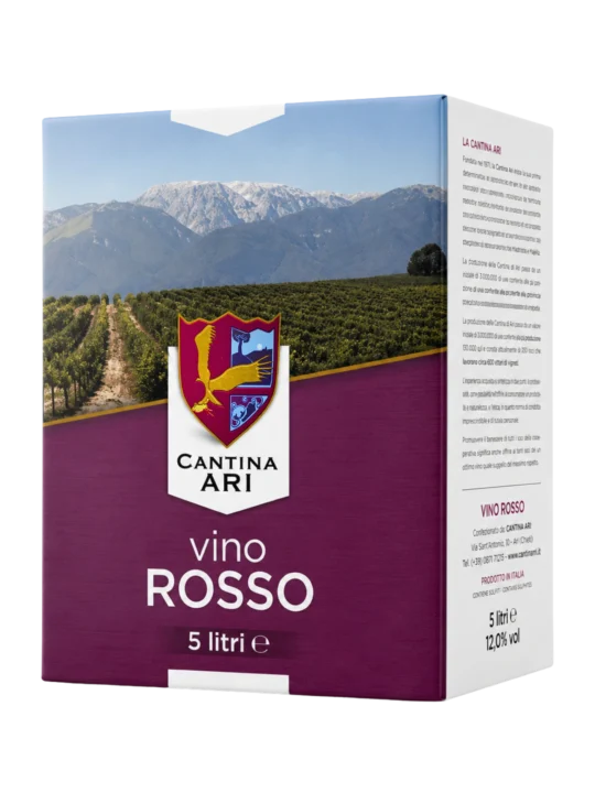 BAG IN BOX ROSSO 5L